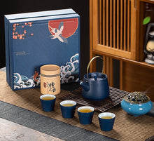 Load image into Gallery viewer, Chinese Kung Fu Tea Set - Traditional Chinese Tea Set- Gift Box Tea Set
