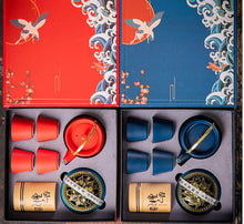 Load image into Gallery viewer, Chinese Kung Fu Tea Set - Traditional Chinese Tea Set- Gift Box Tea Set