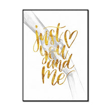 Load image into Gallery viewer, Nordic Black and White Poster Couple Sweet Love Wall Art