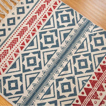 Load image into Gallery viewer, Morocco Cotton Hand Woven Printed Area Rugs
