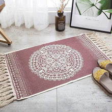 Load image into Gallery viewer, Morocco Cotton Hand Woven Printed Area Rugs