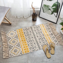 Load image into Gallery viewer, Morocco Cotton Hand Woven Printed Area Rugs