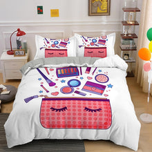Load image into Gallery viewer, Sweety Girl Cosmetic Printing Duvet Cover Set