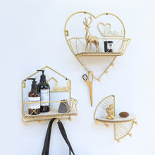 Load image into Gallery viewer, Wall Mount Gold Wall Display Decorations