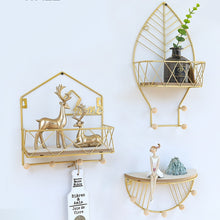 Load image into Gallery viewer, Wall Mount Gold Wall Display Decorations