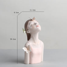 Load image into Gallery viewer, Nordic Butterfly Girl Model Vase