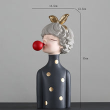 Load image into Gallery viewer, Nordic Morden Girl Art Statue