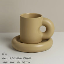 Load image into Gallery viewer, Nordic Ceramic Fat Handle Mug Set