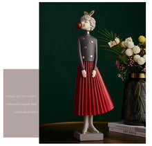 Load image into Gallery viewer, Nordic Morden Girl Art Statue