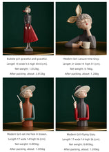 Load image into Gallery viewer, Nordic Morden Girl Art Statue