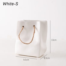 Load image into Gallery viewer, Creative Shopping Basket Ceramic Vase