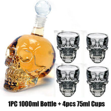 Load image into Gallery viewer, Skull Shot Glass Cup Set