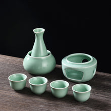 Load image into Gallery viewer, Ceramic Classic Sake Set with Warmer