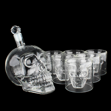 Load image into Gallery viewer, Skull Shot Glass Cup Set
