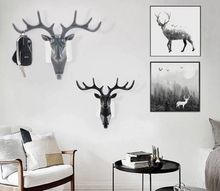 Load image into Gallery viewer, Wall Decor Hooks Antlers American Animals Style
