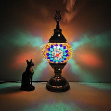 Load image into Gallery viewer, Handmade Turkish Stained Glass Table Lamp
