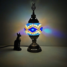 Load image into Gallery viewer, Handmade Turkish Stained Glass Table Lamp
