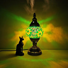 Load image into Gallery viewer, Handmade Turkish Stained Glass Table Lamp
