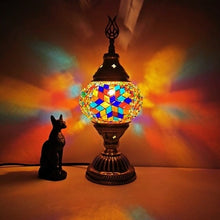 Load image into Gallery viewer, Handmade Turkish Stained Glass Table Lamp
