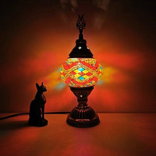 Load image into Gallery viewer, Handmade Turkish Stained Glass Table Lamp
