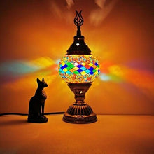 Load image into Gallery viewer, Handmade Turkish Stained Glass Table Lamp
