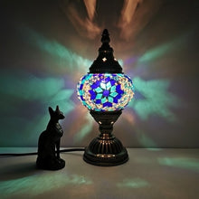 Load image into Gallery viewer, Handmade Turkish Stained Glass Table Lamp
