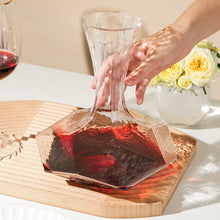 Load image into Gallery viewer, Glass Wine Decanter - Irregular form crystal glass wine decanter- Red Wine Aerator and Gifts
