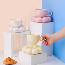 Load image into Gallery viewer, Macaron Colored Dreamy Styled Coffee Tea Cup Set
