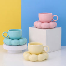 Load image into Gallery viewer, Macaron Colored Dreamy Styled Coffee Tea Cup Set
