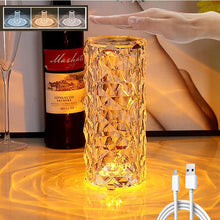 Load image into Gallery viewer, Crystal Lamp Touch Table Light
