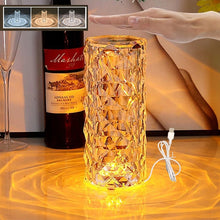 Load image into Gallery viewer, Crystal Lamp Touch Table Light
