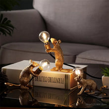 Load image into Gallery viewer, Nordic Rat Mouse Table Lamp
