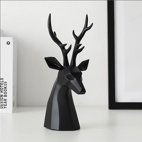 Deer Figurine resin for office home Garden desk decoration