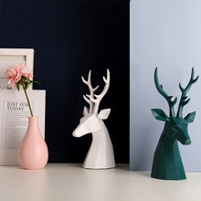 Load image into Gallery viewer, Deer Figurine resin for office home Garden desk decoration
