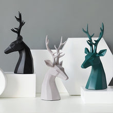 Load image into Gallery viewer, Deer Figurine resin for office home Garden desk decoration
