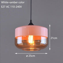 Load image into Gallery viewer, Nordic Modern loft hanging Glass Pendant Lamp
