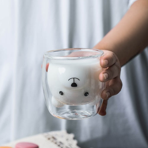 Cute Animal Shaped Glass Mugs