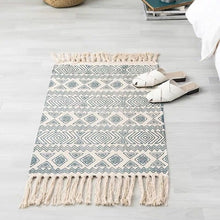 Load image into Gallery viewer, Morocco Cotton Hand Woven Printed Area Rugs
