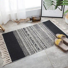 Load image into Gallery viewer, Morocco Cotton Hand Woven Printed Area Rugs
