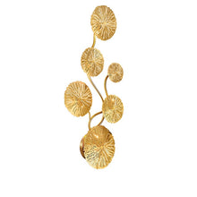 Load image into Gallery viewer, Gold Lotus Leaf Vintage Wall Lamp
