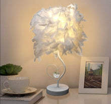 Load image into Gallery viewer, Feather Crystal Table Lamp
