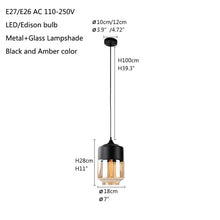 Load image into Gallery viewer, Nordic Modern loft hanging Glass Pendant Lamp
