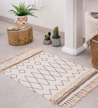 Load image into Gallery viewer, Nordic trend round suede carpet
