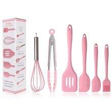 Load image into Gallery viewer, 6pcs Food Grade Silicone Kitchen Cooking Tools
