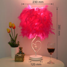 Load image into Gallery viewer, Feather Crystal Table Lamp
