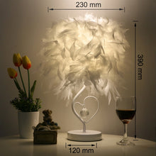 Load image into Gallery viewer, Feather Crystal Table Lamp
