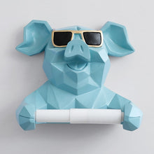 Load image into Gallery viewer, Animal tissue box Statue Figurine Hanging toilet paper holder
