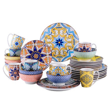 Load image into Gallery viewer, Jasmin Pattern Porcelain Tableware Dinner Set
