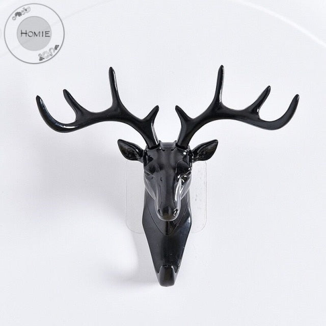 Wall Decor Hooks Antlers American Animals Style