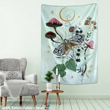 Load image into Gallery viewer, Nordic Psychedelic Butterfly Tapestry
